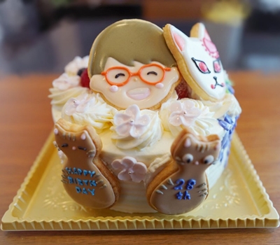 花江夏樹の嫁が作ったケーキ